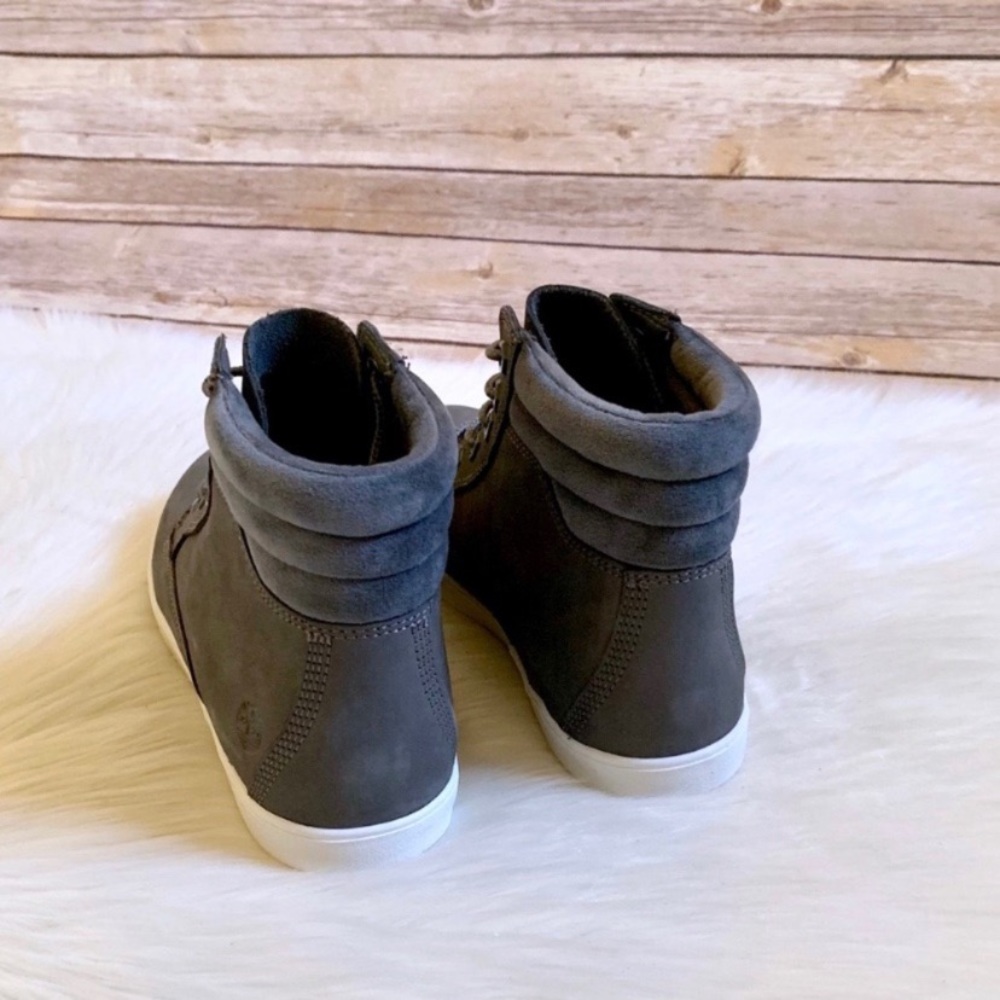 Timberland Medium Grey Dausette Sneaker Boots - Picture 6 of 7